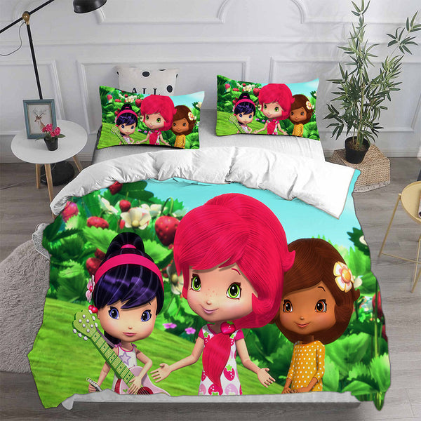 Strawberry Shortcake's Berry Bitty Adventures Bedding Set Duvet Cover Comforter Sets