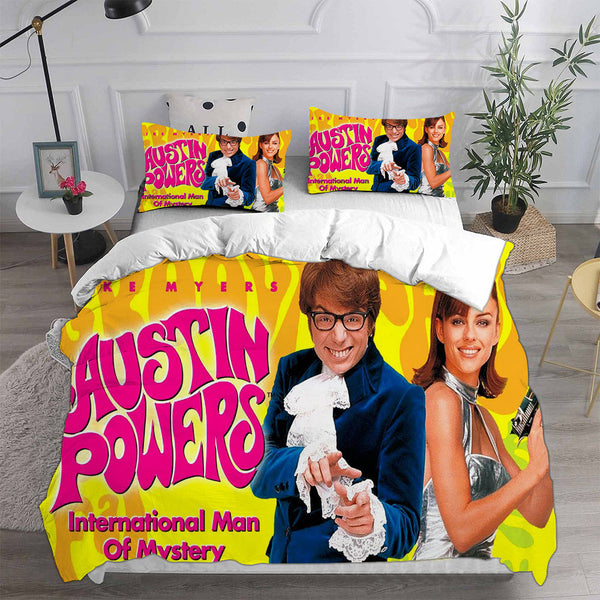 Austin Powers International Man of Mystery Bedding Set Duvet Cover Comforter Sets