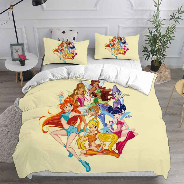 Winx Club Bedding Set Duvet Cover Comforter Sets