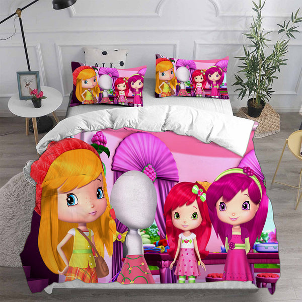 Strawberry Shortcake's Berry Bitty Adventures Bedding Set Duvet Cover Comforter Sets