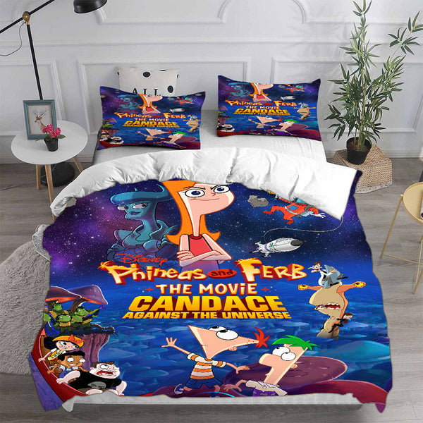 Phineas and Ferb Bedding Sets Duvet Cover Comforter Set