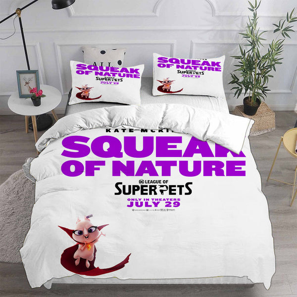 DC League of Super-Pets Bedding Sets Duvet Cover Halloween Cosplay Comforter Sets