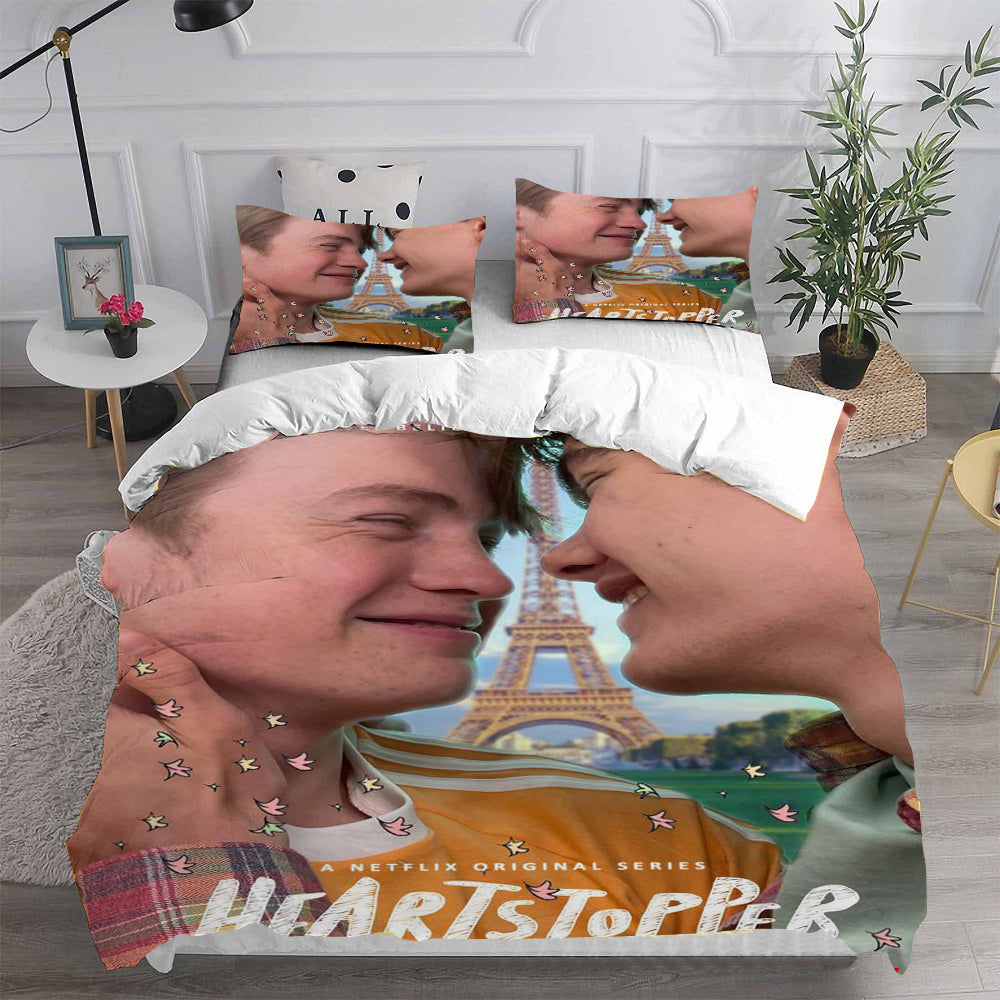Heartstopper Bedding Sets Duvet Cover Comforter Set
