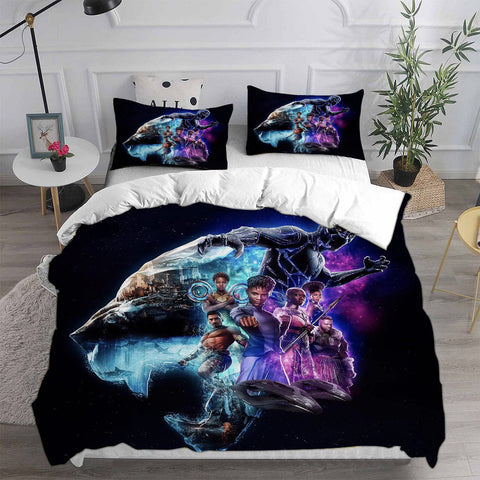 Black Panther: Wakanda Forever Bedding Sets Duvet Cover Comforter Set