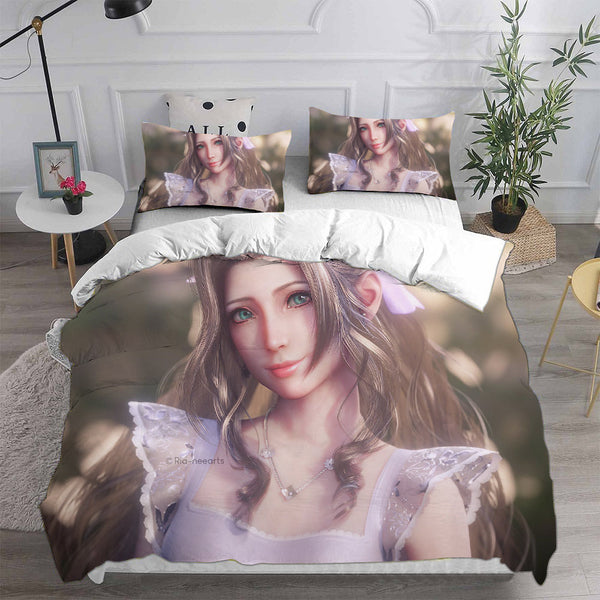 Final Fantasy VII Remake Bedding Sets Duvet Cover Halloween Cosplay Comforter Sets