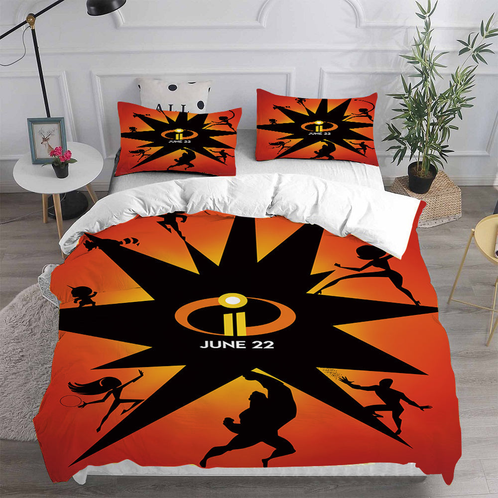 The Incredibles Bedding Sets Duvet Cover Comforter Set