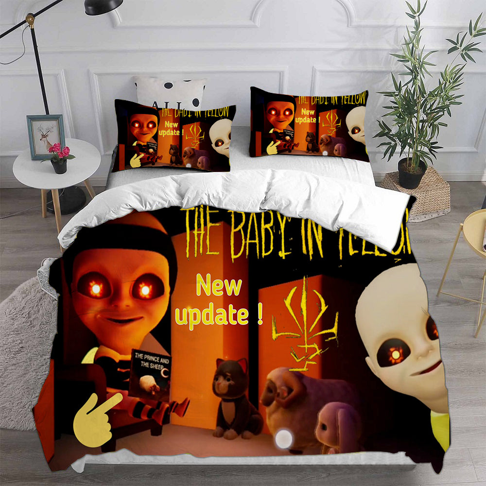 The Baby In Yellow Bedding Sets Duvet Cover Comforter Set