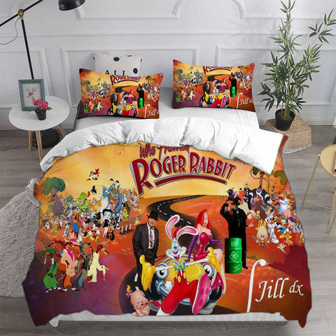 Who Framed Roger Rabbit Bedding Set Duvet Cover Comforter Sets