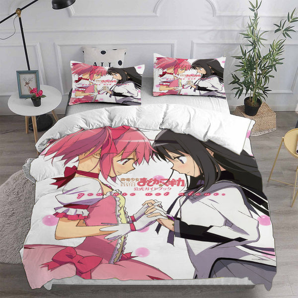 Puella Magi Madoka Magica Bedding Sets Duvet Cover Comforter Set