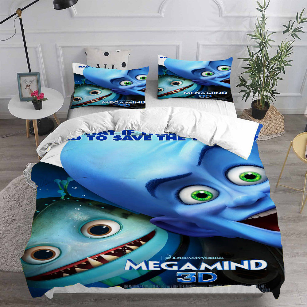 Megamind Bedding Sets Duvet Cover Comforter Set
