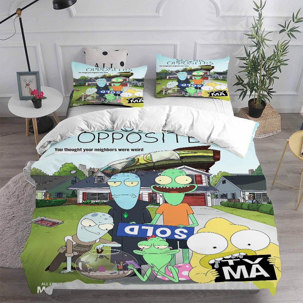 Solar Opposites Bedding Sets Duvet Cover Comforter Set