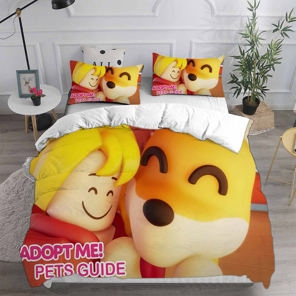 Adopt Me Bedding Sets Duvet Cover Comforter Set
