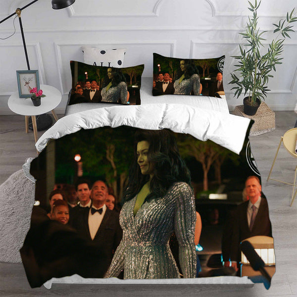She Hulk 2022 Bedding Sets Duvet Cover Halloween Cosplay Comforter Sets