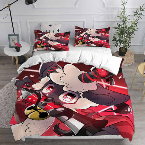Cult Of The Lamb Bedding Sets Duvet Cover Halloween Cosplay Comforter Sets