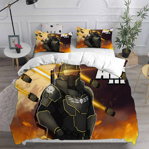 Helldivers 2 Bedding Sets Duvet Cover Comforter Set