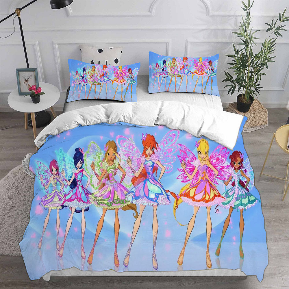 Winx Club Bedding Set Duvet Cover Comforter Sets