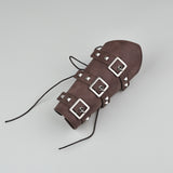 1 pc Medieval Bracers Buckles Leather Arm Guards Cuff Leather Gauntlet Wristband Armband for Men
