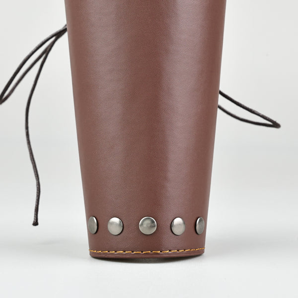 1 pc Viking Medieval Adjustable Leather Buckle Wrist Bracers Arm Guards