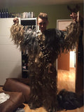SW Chewbacca Wookie Super Edition Deluxe Halloween Cosplay Costume for Adults