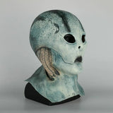 Superhero Hell Boy Abe Sapien Blue Mask Cosplay Horror Scary Halloween Mask