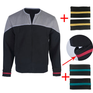 ST First Contact Uniforms Deep Space Nine Captain Picard Sisko Starfleet Costumes