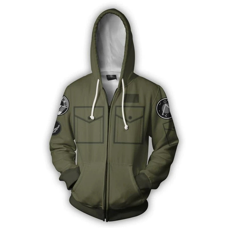 Star Trek Hoodie Sweater 3D Sweatshirt Cosplay Costume
