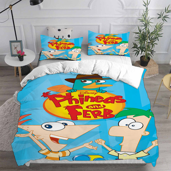 Phineas and Ferb Bedding Sets Duvet Cover Comforter Set