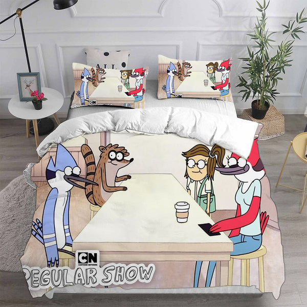 Regular Show Helltaker Bedding Sets Duvet Cover Comforter Set