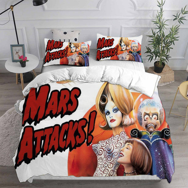 Mars Attacks Bedding Set Duvet Cover Comforter Sets