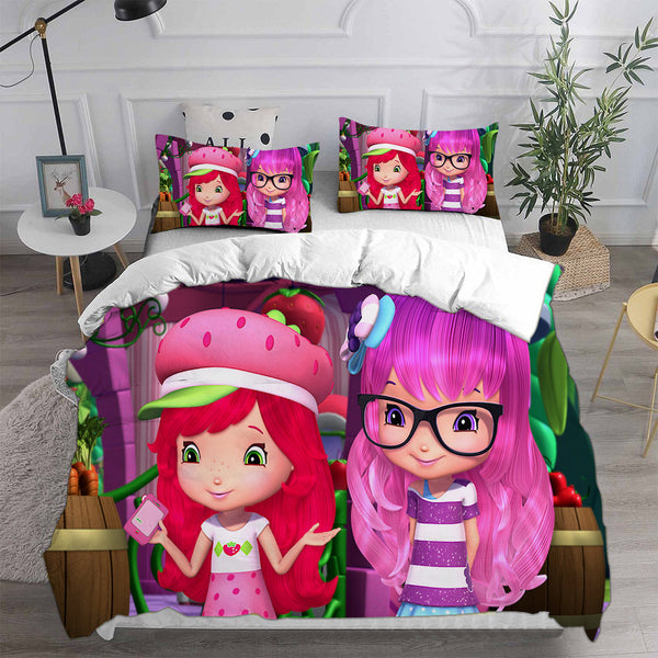 Strawberry Shortcake's Berry Bitty Adventures Bedding Set Duvet Cover Comforter Sets