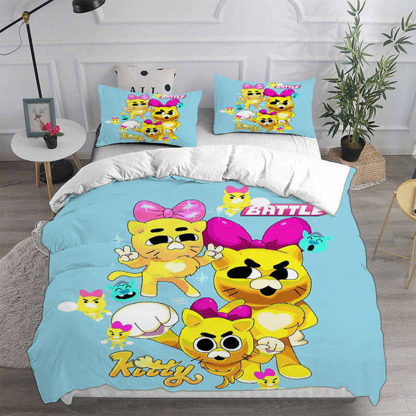 Battle Kitty Bedding Sets Duvet Cover Comforter Sets