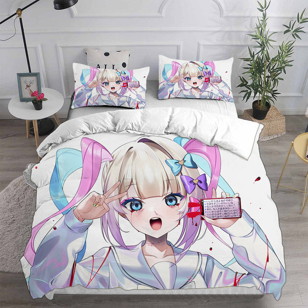Needy Girl Overdose Cosplay Bedding Sets Duvet Cover Halloween Comforter Sets 1