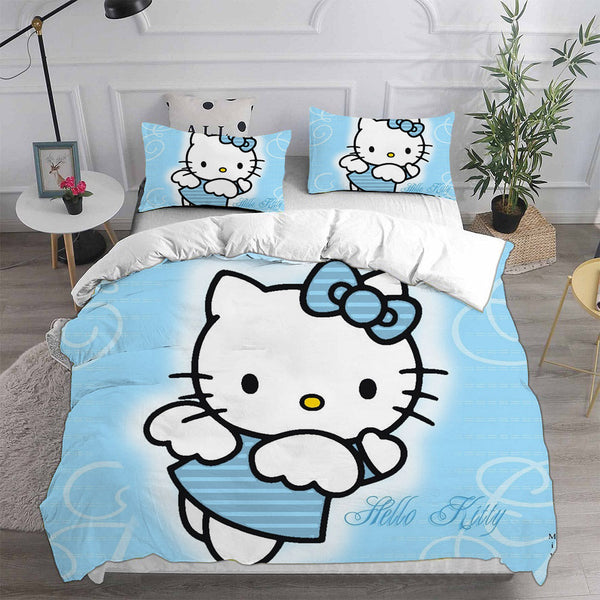 Hello Kitty Cosplay Bedding Sets Duvet Cover Halloween Comforter Sets