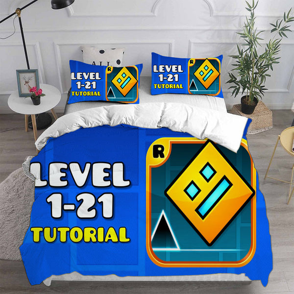 Geometry Dash Bedding Sets Duvet Cover Comforter Sets