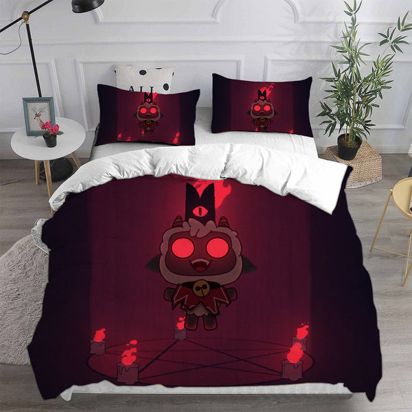 Cult Of The Lamb Bedding Sets Duvet Cover Halloween Cosplay Comforter Sets