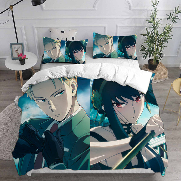 Spy x Family Cosplay Bedding Sets Duvet Cover Halloween Comforter Sets