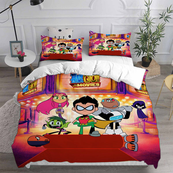 Teen Titans Go Bedding Sets Duvet Cover Comforter Sets