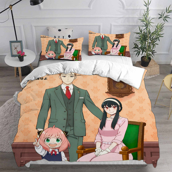 Spy x Family Cosplay Bedding Sets Duvet Cover Halloween Comforter Sets