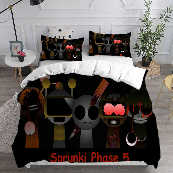 Sprunki Bedding Set Duvet Cover Comforter Sets