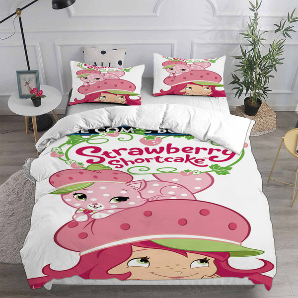 Strawberry Shortcake's Berry Bitty Adventures Bedding Set Duvet Cover Comforter Sets