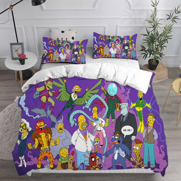 The Simpsons Bedding Sets Duvet Cover Comforter Set