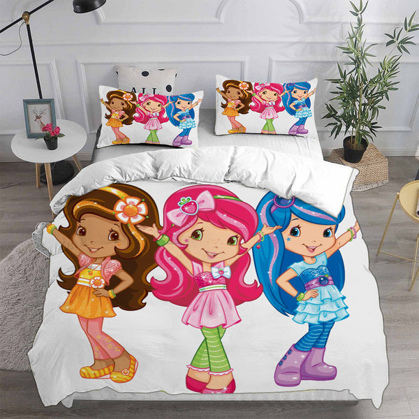 Strawberry Shortcake's Berry Bitty Adventures Bedding Set Duvet Cover Comforter Sets