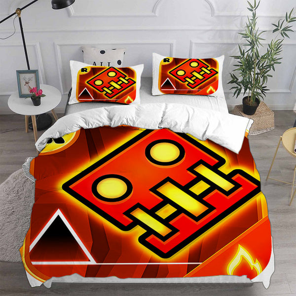 Geometry Dash Bedding Sets Duvet Cover Comforter Sets