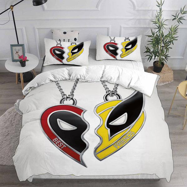 Deadpool & Wolverine Bedding Sets Duvet Cover Comforter Set