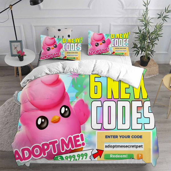 Adopt Me Bedding Sets Duvet Cover Comforter Set