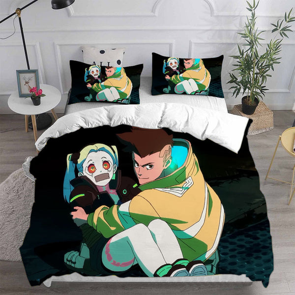Cyberpunk Edgerunners Bedding Sets Duvet Cover Comforter Set
