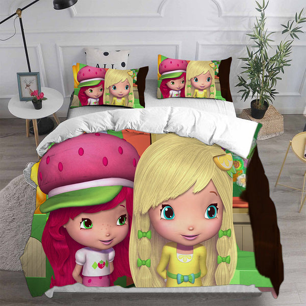 Strawberry Shortcake's Berry Bitty Adventures Bedding Set Duvet Cover Comforter Sets