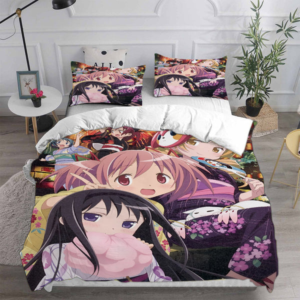 Puella Magi Madoka Magica Bedding Sets Duvet Cover Comforter Set