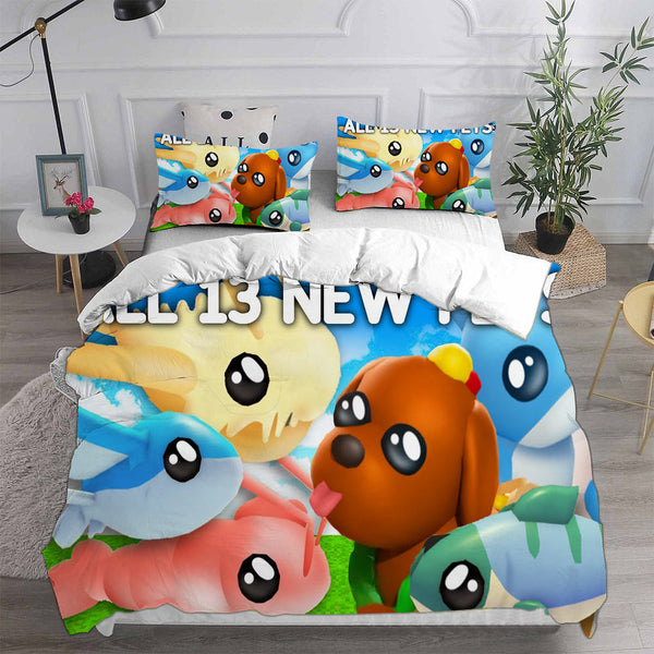 Adopt Me Bedding Set Duvet Cover Comforter Sets