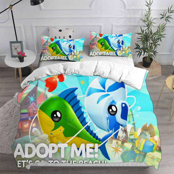 Adopt Me Bedding Set Duvet Cover Comforter Sets